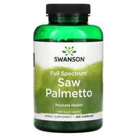Swanson, Saw Palmetto, 540 мг, 250 капсул. sav palmetto, сав палметто