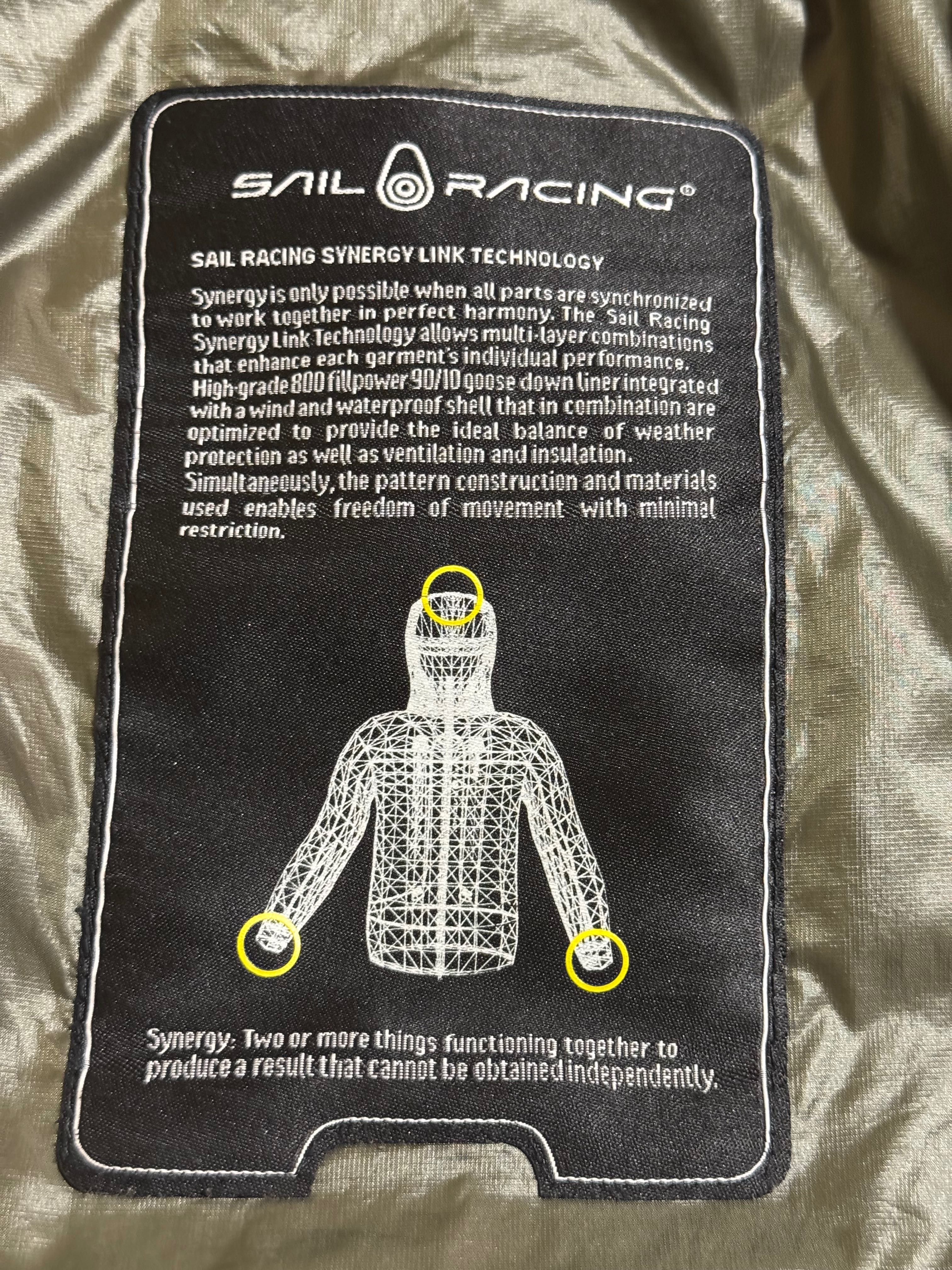 Sail Racing Protector Liner Jacket.