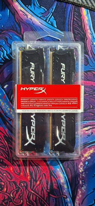 Hyperx 16gb DDR3 1866mhz Dual Channel