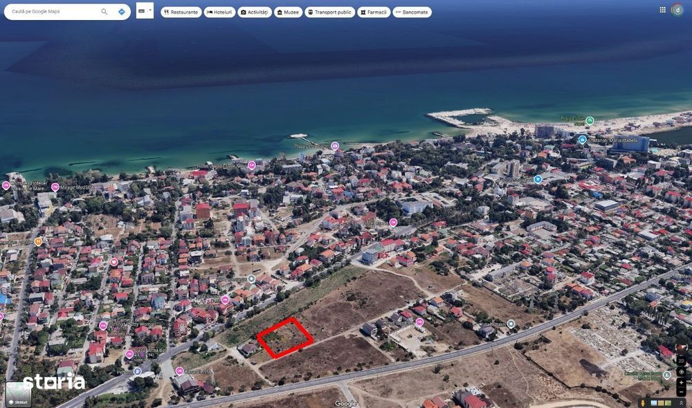 Teren Eforie Nord 670mp Central la 20m de Bd. Republicii