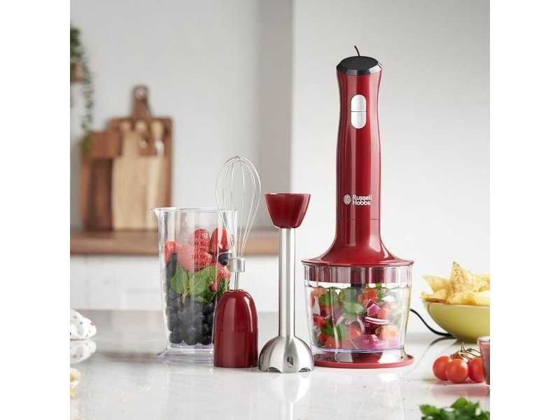Кухненски Блендер 3 в 1 Russell Hobbs 24700-56, Червен, 500W