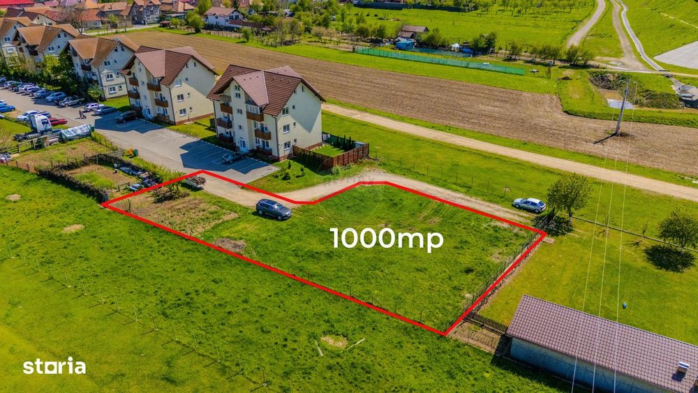 COMISION 0% Teren 1,000mp Rasnov / Intravilan/ Strada Ioan Slavici