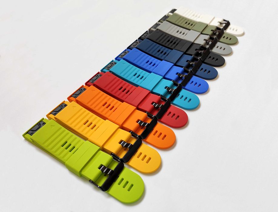 26мм силиконови каишки за GARMIN Fenix 8 (51mm), Fenix 7X, Fenix 6X...