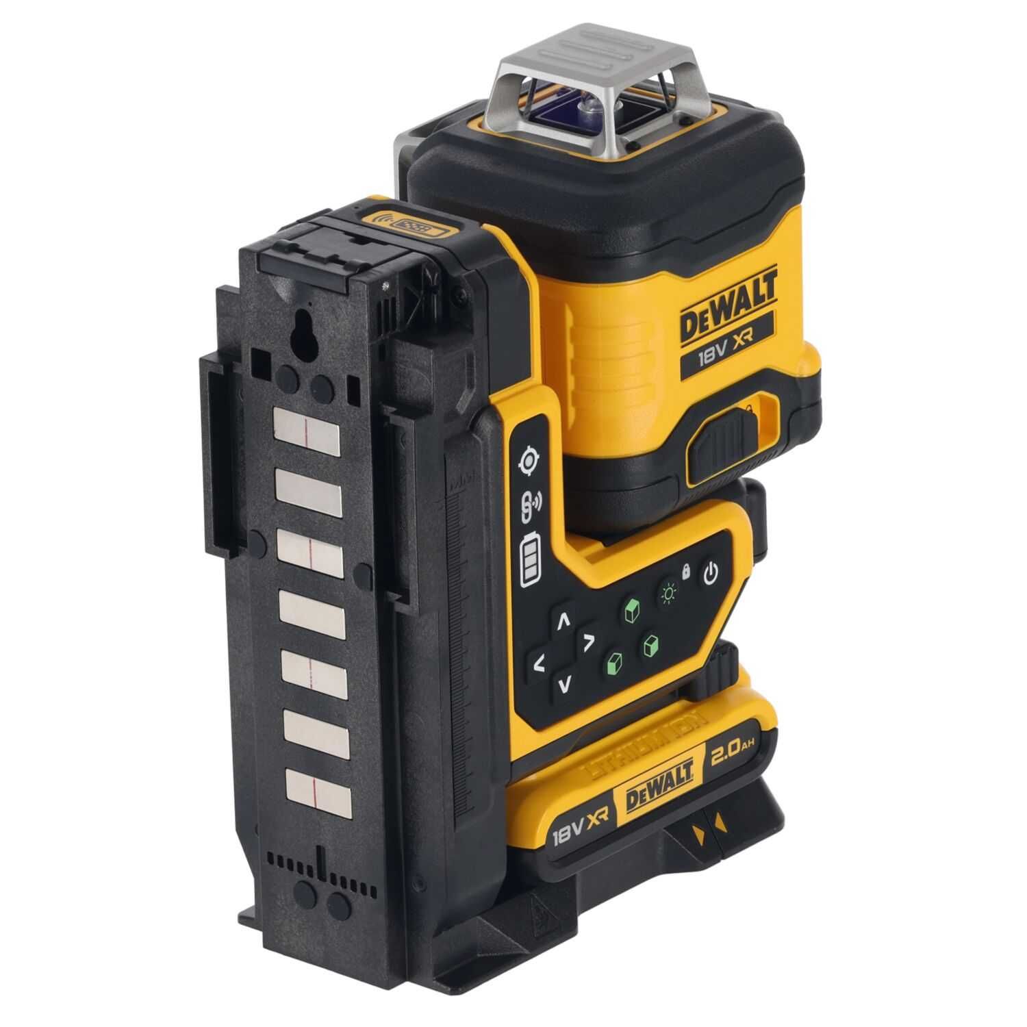 Лазерен нивелир DeWalt DCLE34035D1, 18V, 360°, зелен, с дистанционно
