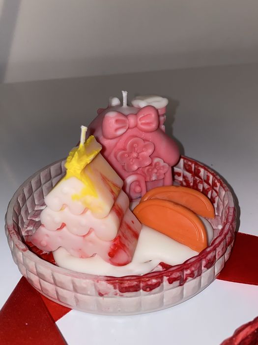 Aranjamente lumanari parfumate Craciun