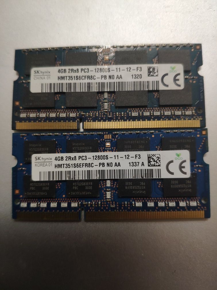 Memorie laptop sodimm 4gb, ddr3