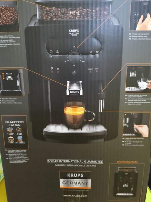 Espressor automat krups EA811010, 1450W, 15 bari, nou.