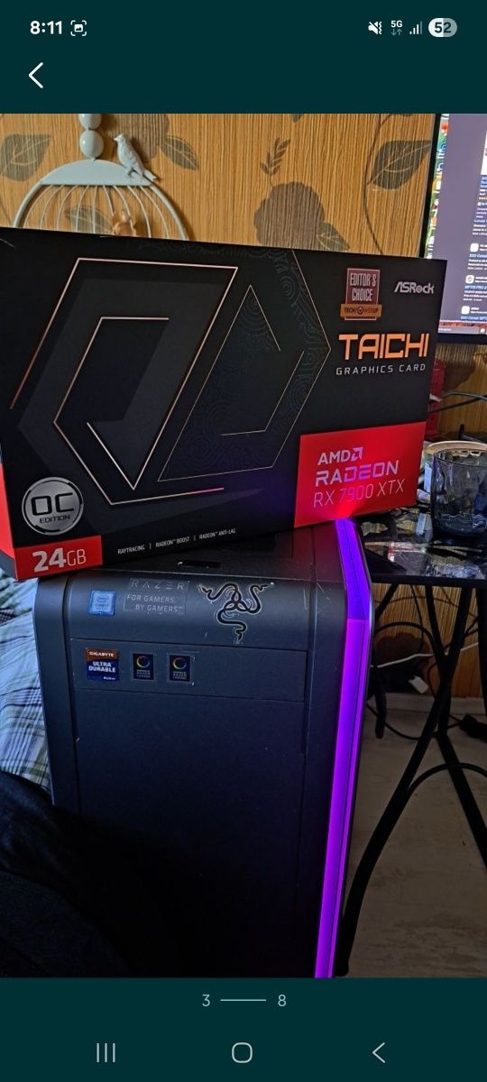 Placa Video Amd Rx 7900 Xtx Asrock Taichi 24Gb