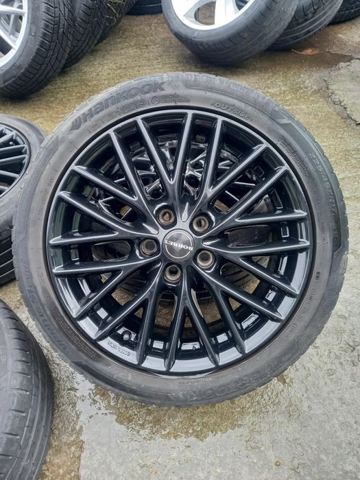 Jante 17 Borbet 5x112 cu anvelope iarna, seat ,skoda,audi,Volkswagen