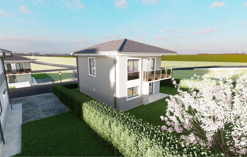 Teren 505 m Autorizat cu casa individuala Chinteni Str George Enescu