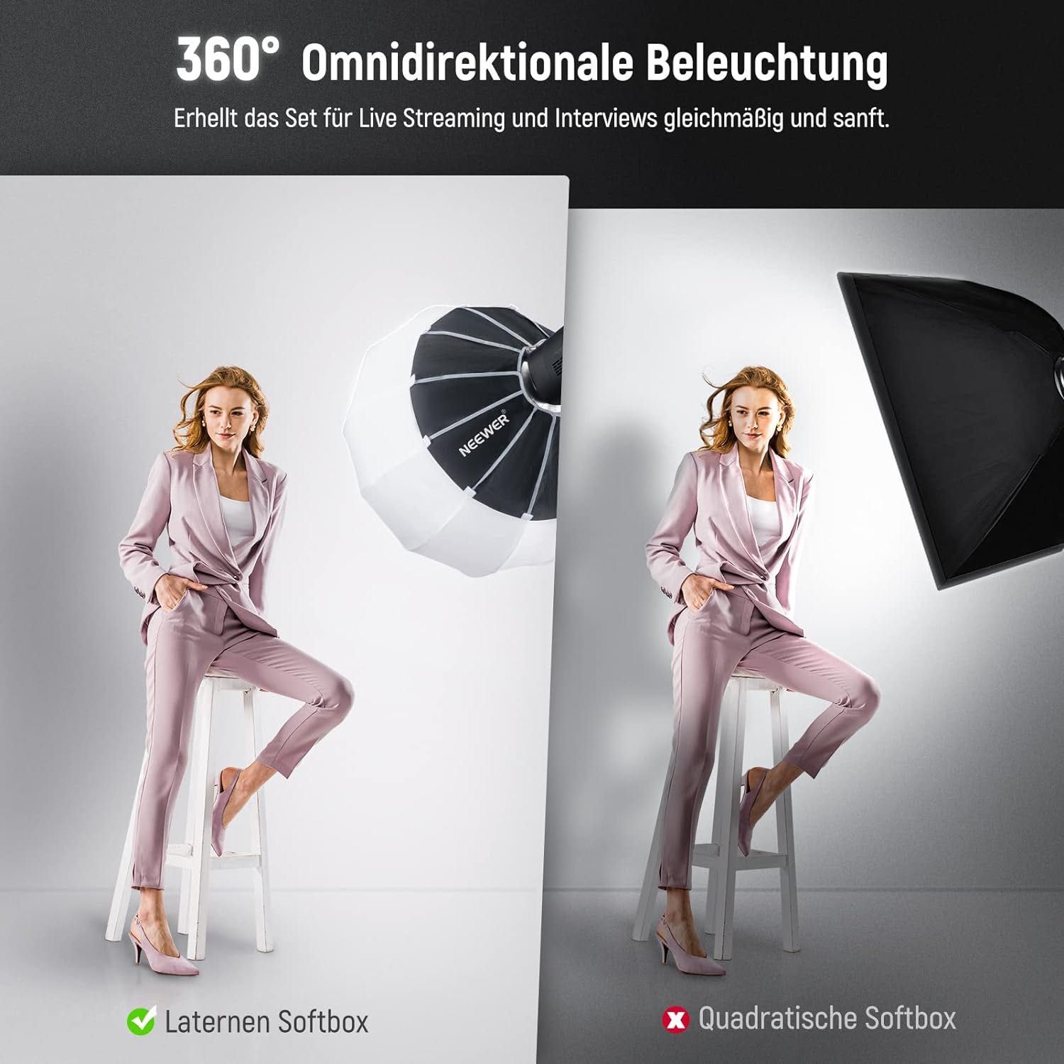 NEEWER 65 cm Lantern Softbox montura Bowens / Godox