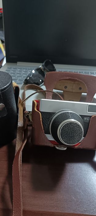 Aparat foto vintage Werra 1 + obiectiv Carl Zeiss Tessar 50mm f/2.8 +