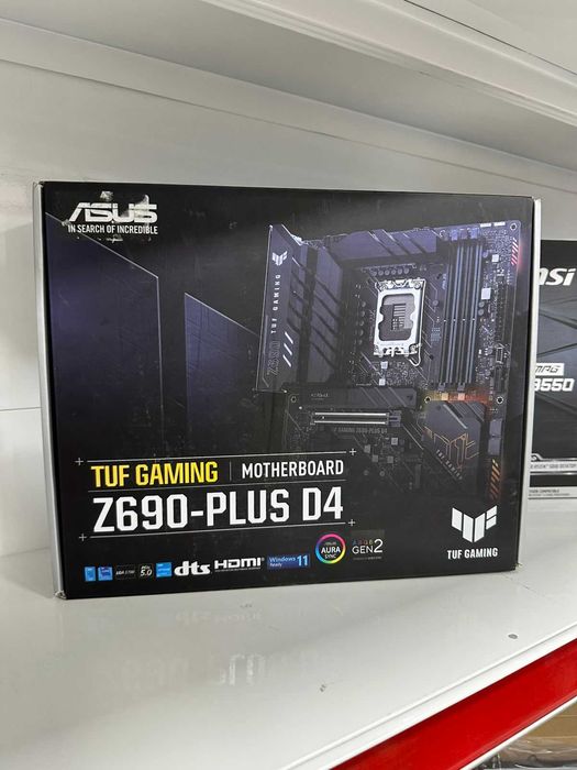 В продаже Материнская плата ASUS TUF Gaming Z690-Plus D4, LGA1700