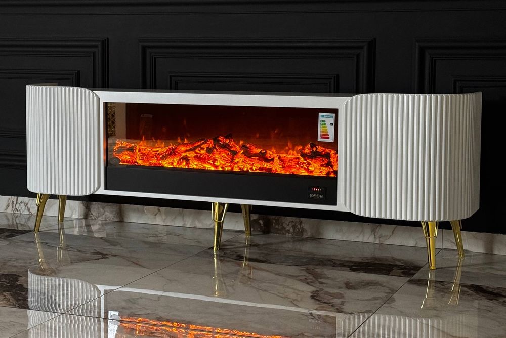 Электрокамин под ТВ