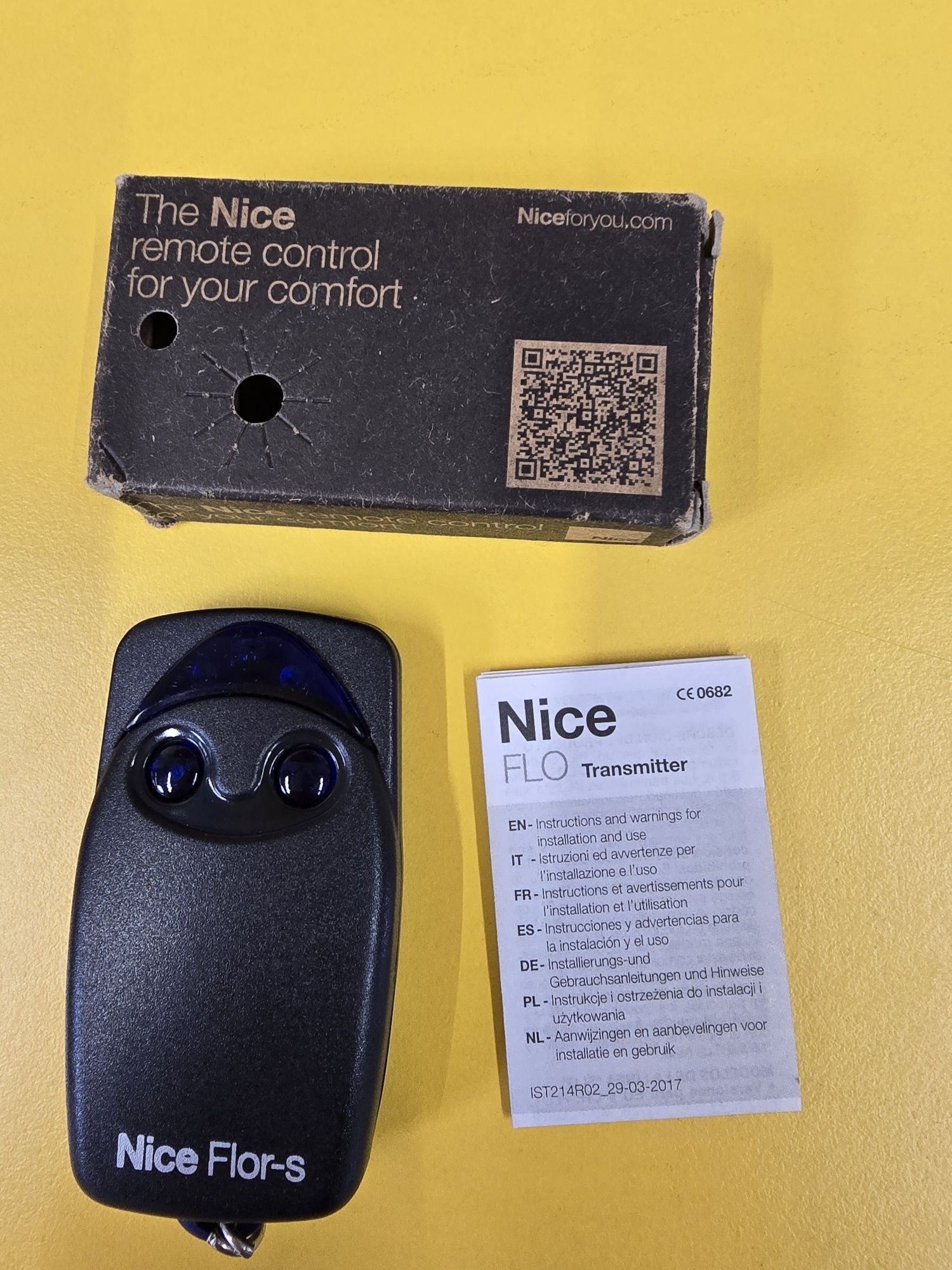De vanzare telecomanda noua  nice-flor-s