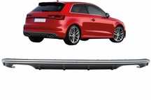 Difuzor Bara Spate Audi A3 8V Hatchback Sportback (2012-2015) S3 Look
