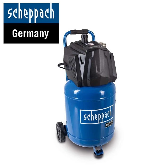 Компресор за въздух безмаслен 10 бара 24л -чисто нов Scheppach HC24V