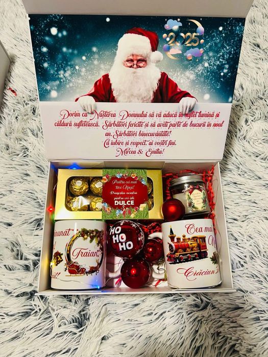 Cutie personalizata craciun