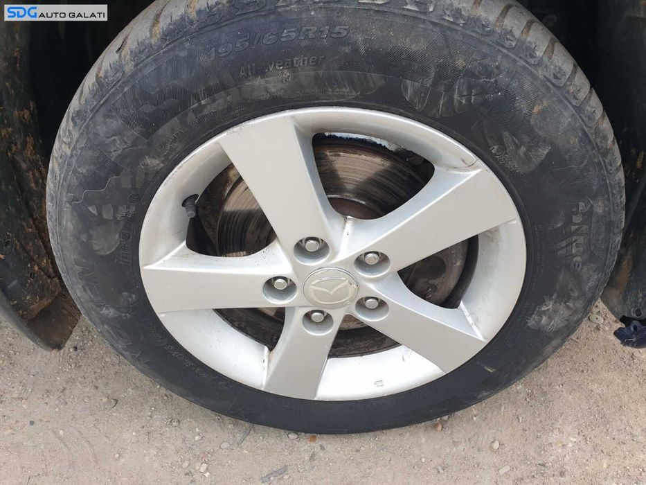 Set 4 Jante Roti Aliaj cu Anvelope Cauciucuri Iarna 195 65 15 R15 Mazda 3 2003 - 2016 [C3524]