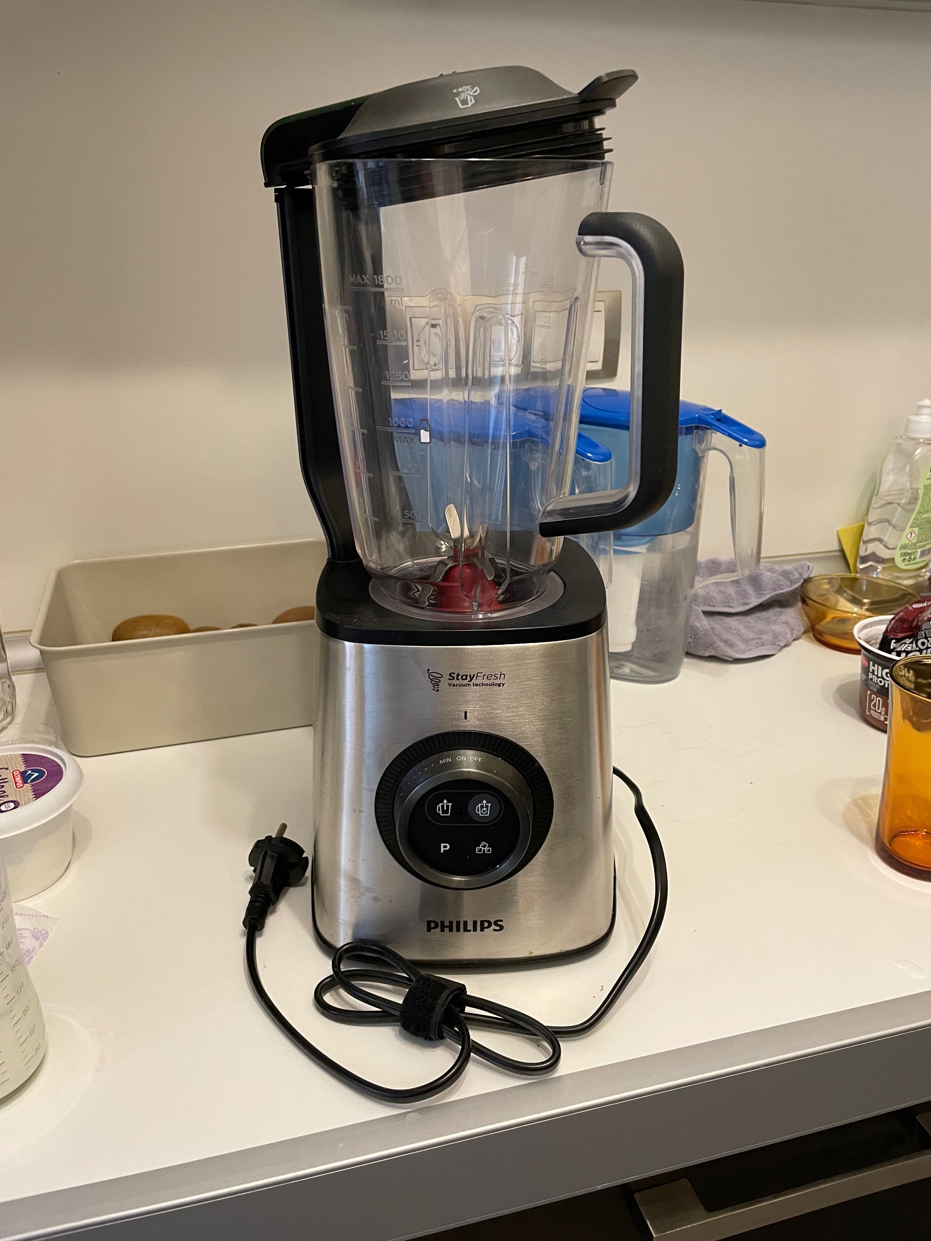 Високоскоростен вакуумен блендер Philips HR3752, 1400 W