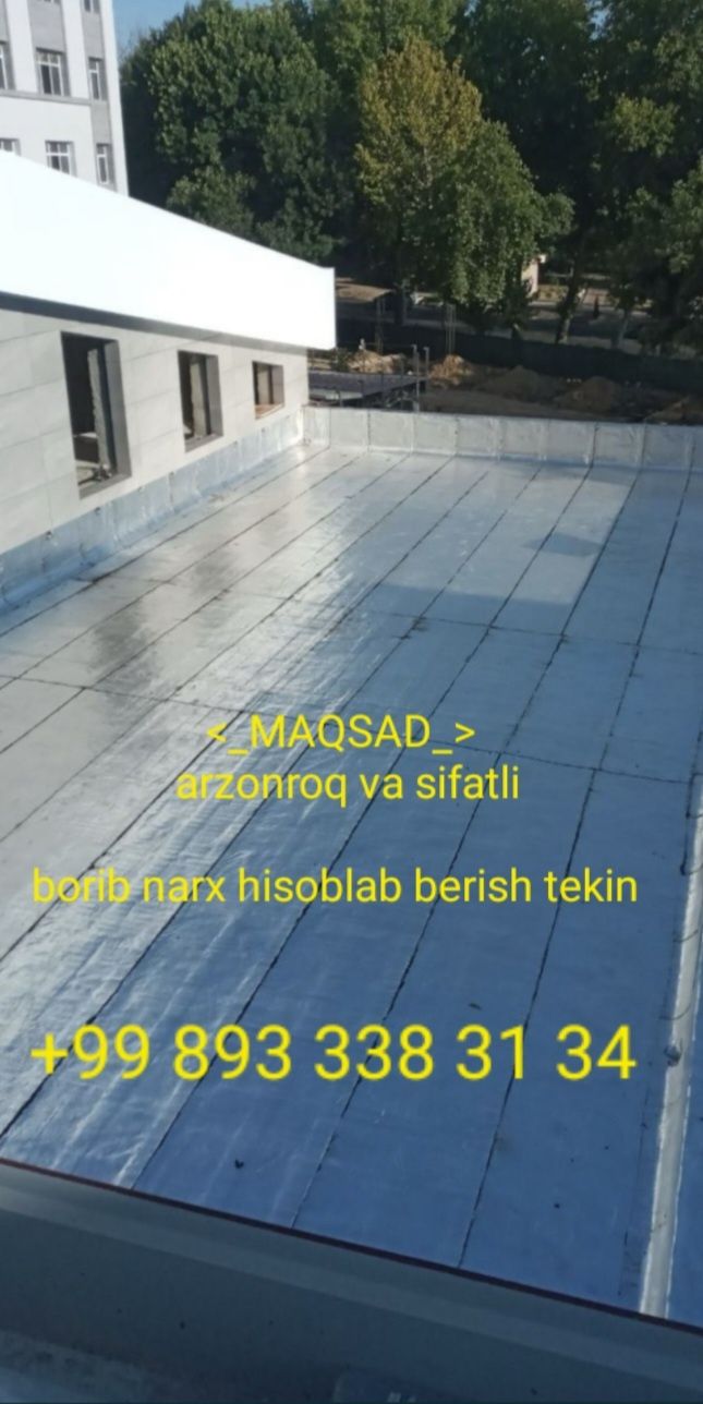 -Tom yopamiz_izolyatsiya ishlarini qilamiz sifatli va arzon-