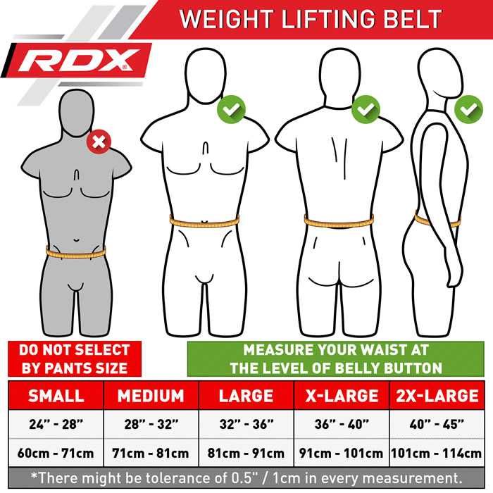 Широк Кожен Колан за Вдигане на Тежести RDX Gym Belt Размери L,XL,XXL