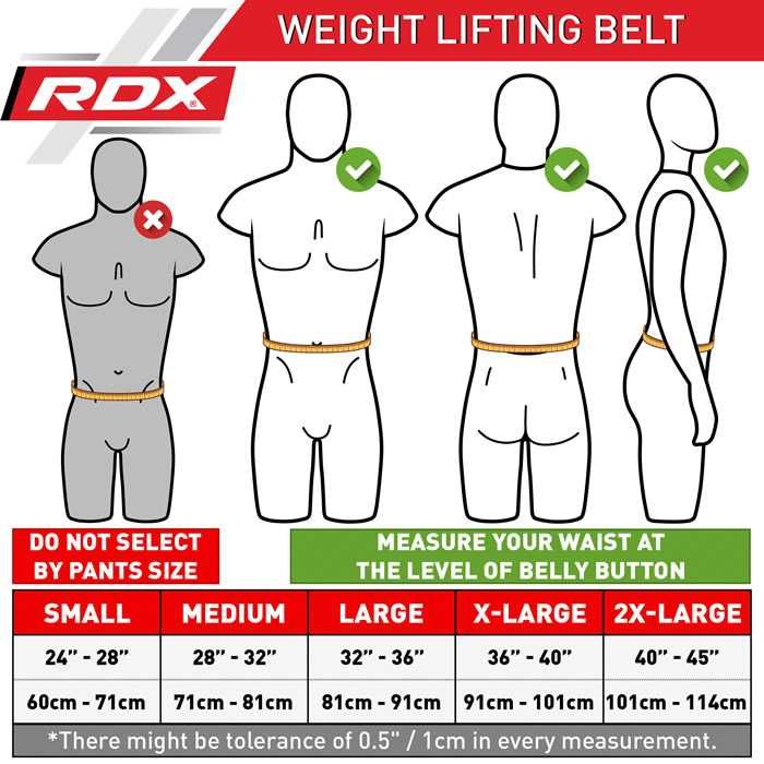 ПРОМО! !! Широк Кожен Колан за Вдигане на Тежести RDX Gym Belt