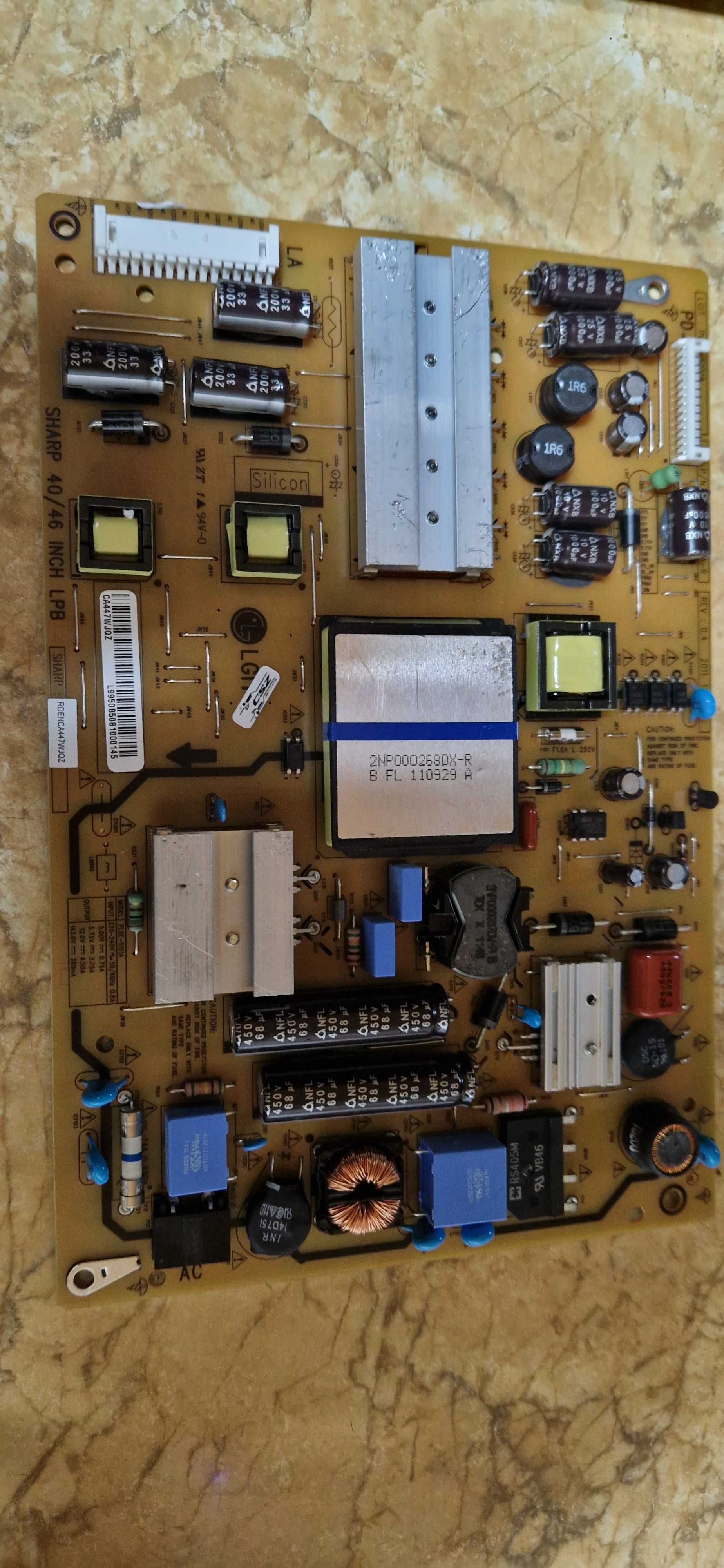 Placa Alimentare PLDE-S101A TV Sharp AQUOS LC-40LE540E / LC-46LE540E