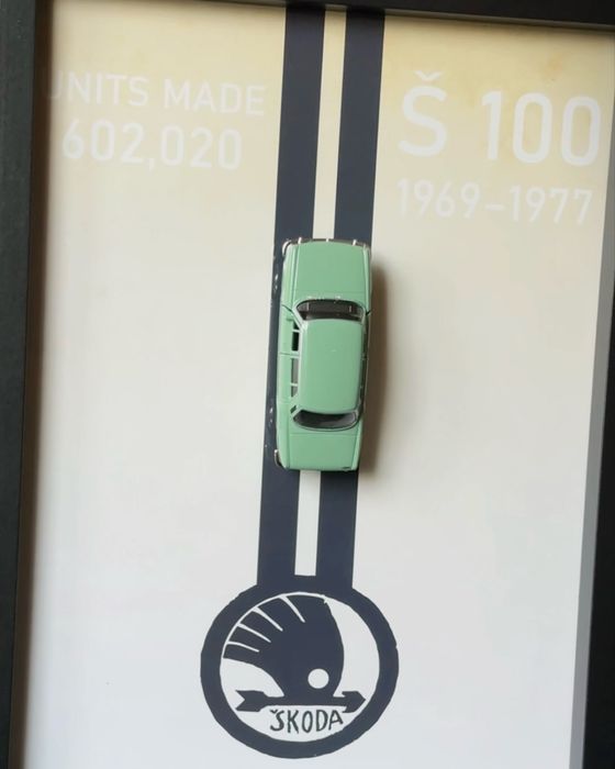 Vând Tablou decorativ Skoda 100 sau la comandă