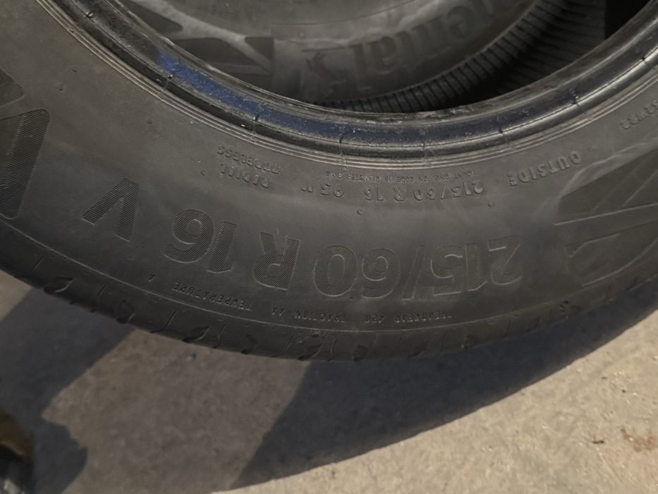 Продавам комплект 4 броя гуми Continental EcoContact 6 215/60/16