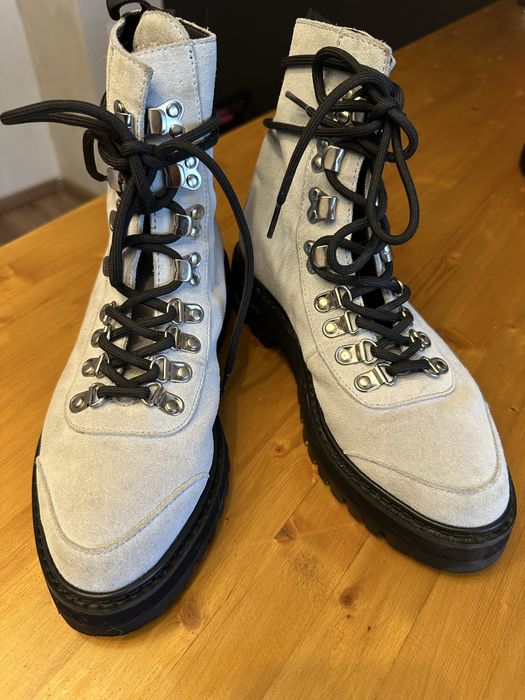 Кубинки Off-white , ествствен велур