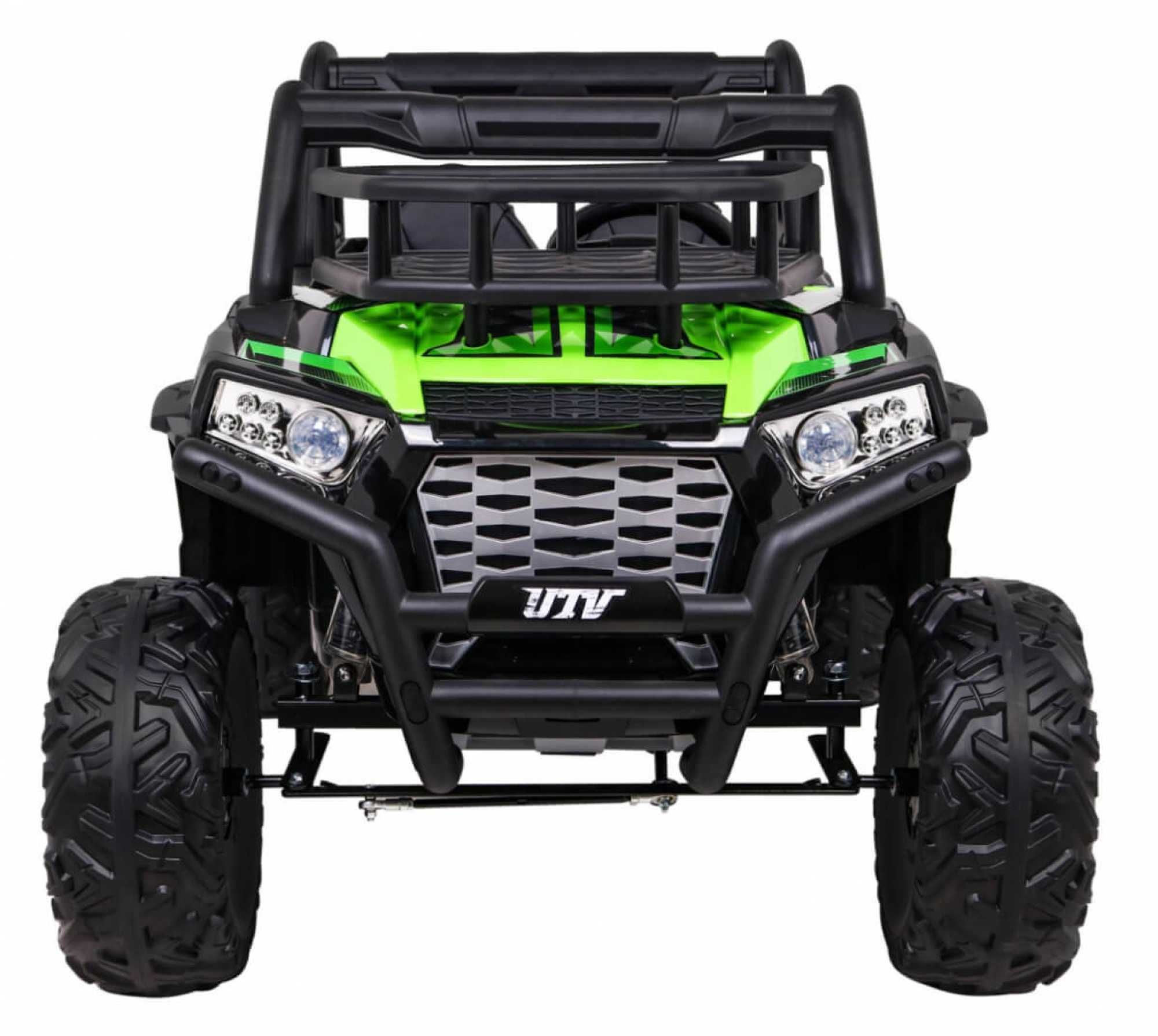 UTV electric copii 3-8 ani Muster JS360 2 loc, 400W 24V,Roti Moi Verde