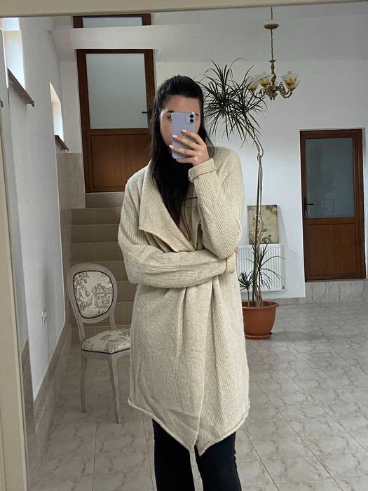 Cardigan bej pentru femei