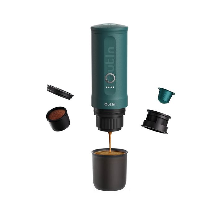 Outin Nano Portable Espresso Machine (OutIn Teal)