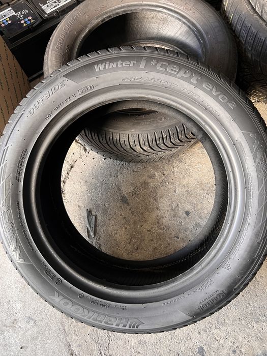 4 anvelope iarna 215/55/17 , Hankook !