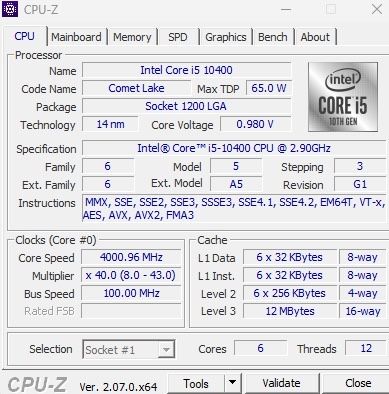 PC Gaming RGB GTX 1660 i5 10400 16gb