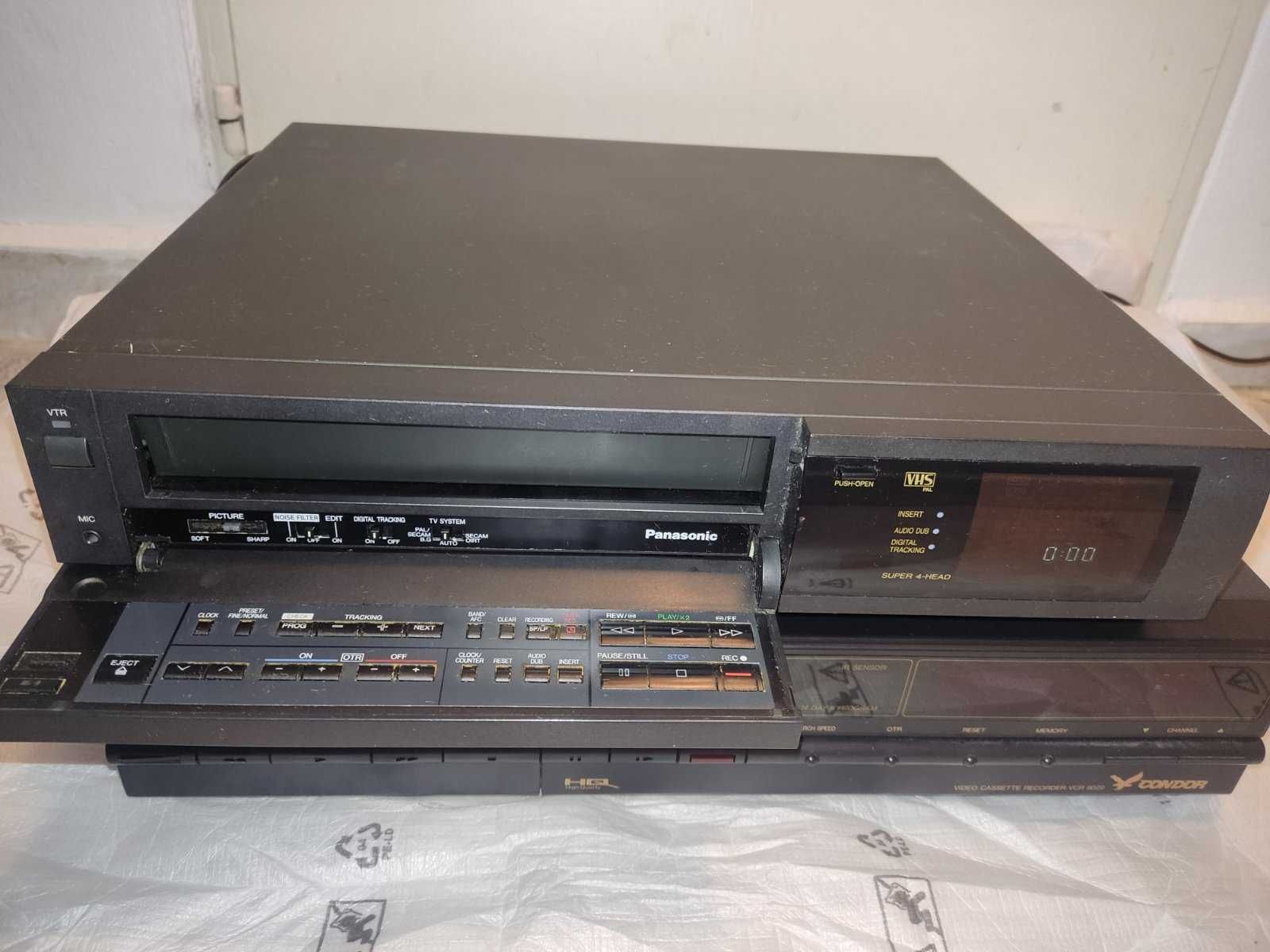 Два неработещи видео касетофона - VCR VHS