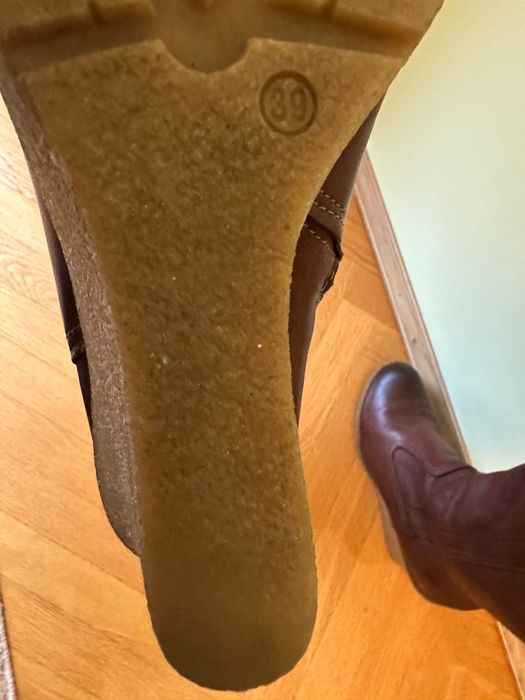 Дамски ботуши Алдо,естествена кожа