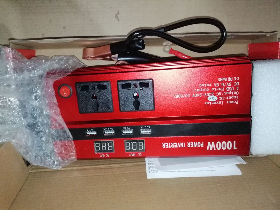 Inverter 1000w 12v-230v