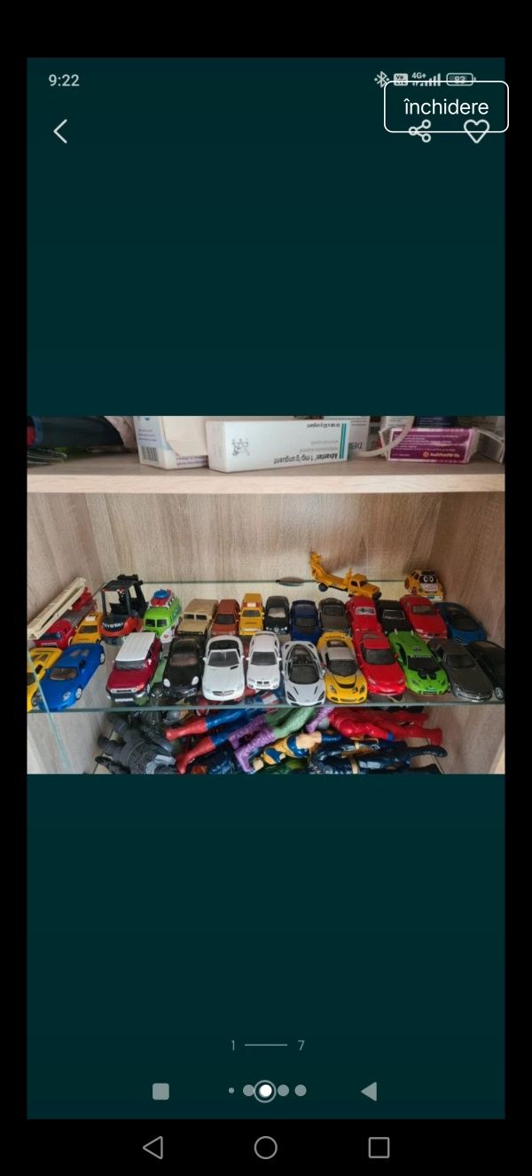 Roboti marvel 30 cm sau masinute