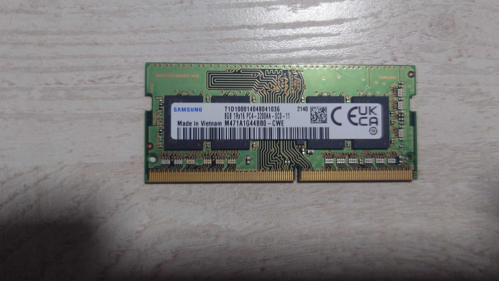 Vand RAM 8GB DDR4 SODIMM laptop, 3200MHz, CL22, 260 pini, PC4-25600