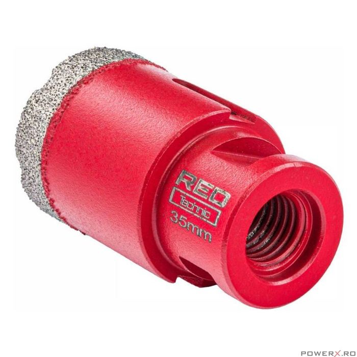 Set carote diamantate, 6-68 mm, HEX, M14, 9 piese, Red Technic