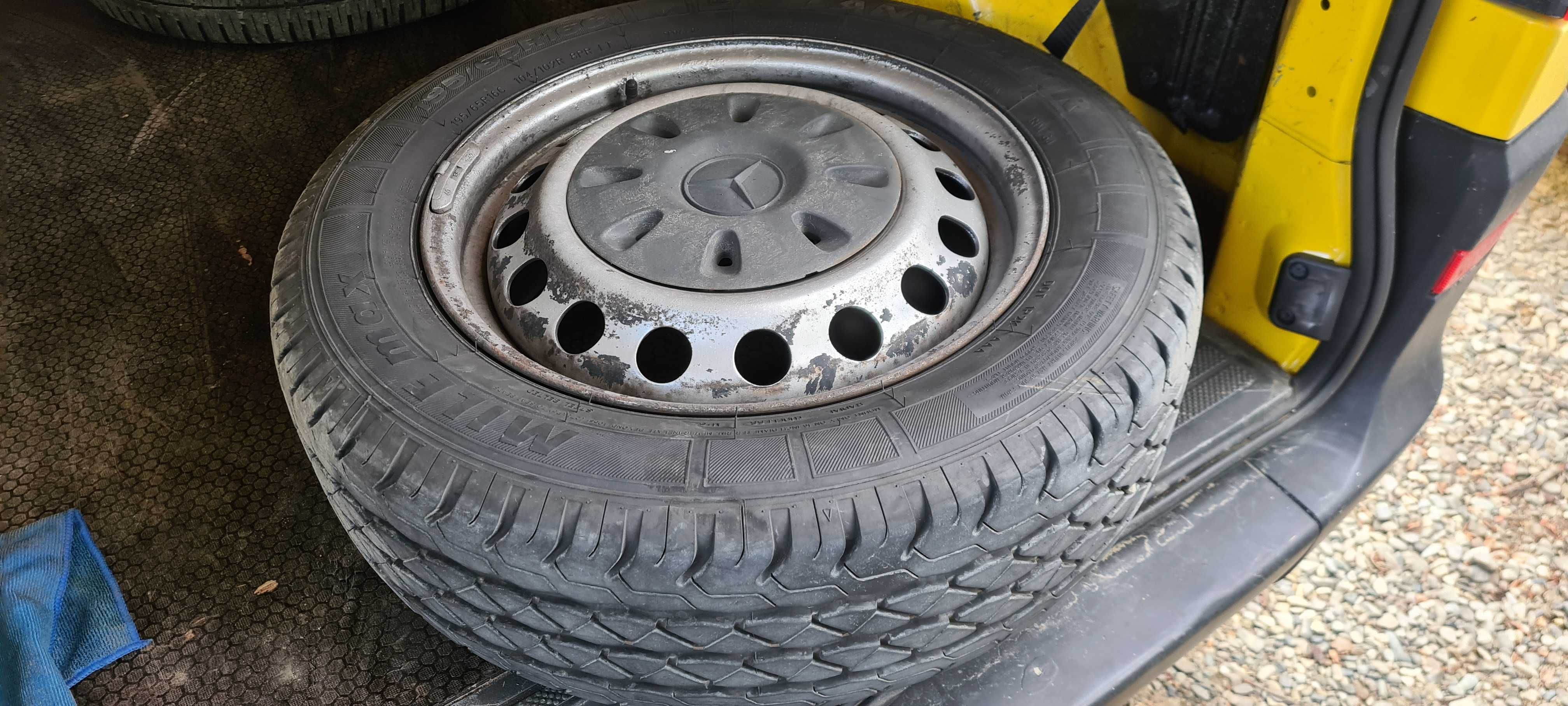 Jante Mercedes Vito R16, 5x112 cu anvelope