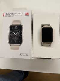 Huawei Watch Fit 2 -Moon white- curea din piele