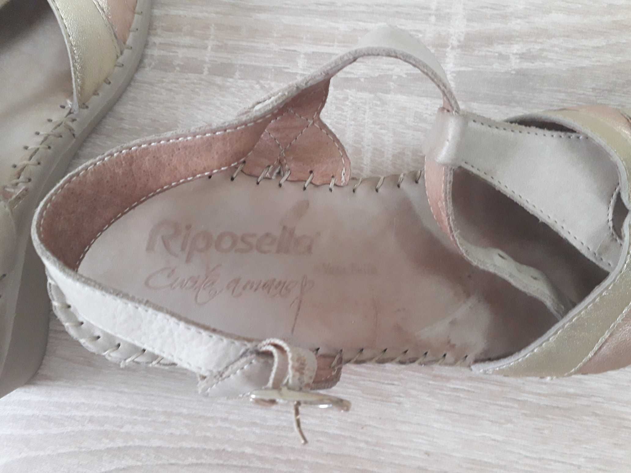 Riposella вносни сандали от естествена кожа, 38