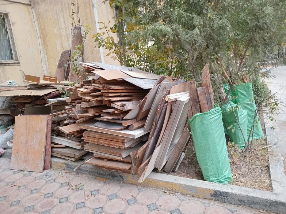 Доски после ремонта