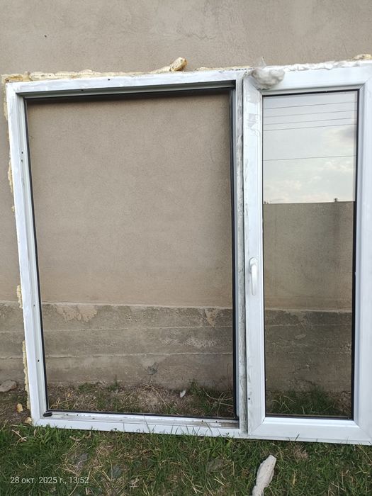 Окно в разобранном в виде 1,50-1,50