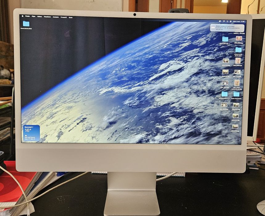 Apple iMac 24" cu procesor M4 8 16gb RAM 256 gb SSD