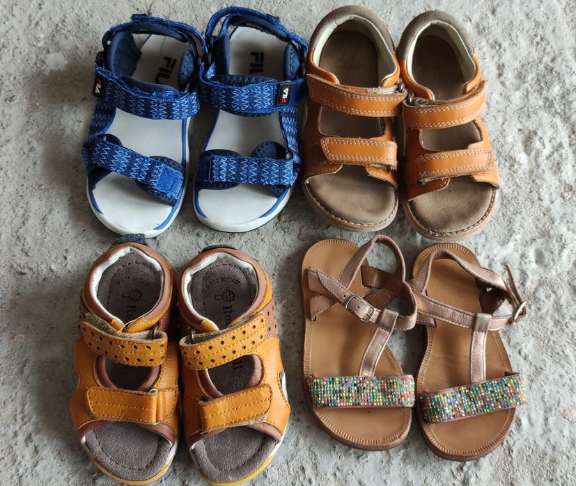 Sandale din piele naturala, fetite si baieti