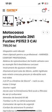 Motocoasa Fuxtec FX-PS152 3cp
